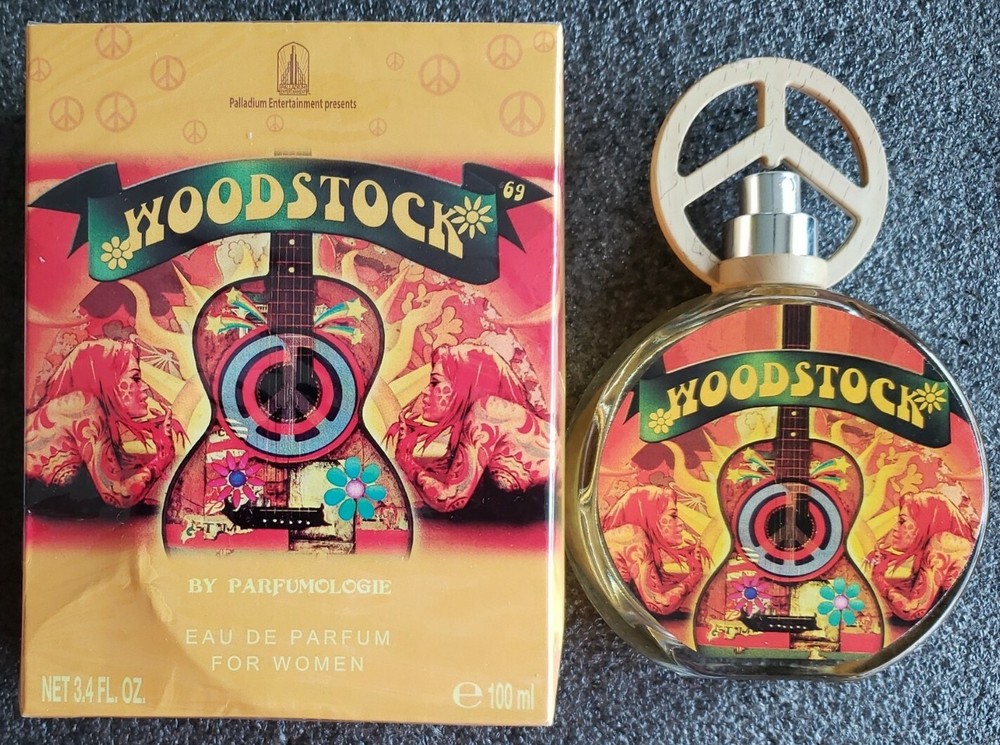 Rock & Roll Icon Woodstock 69 by Parfumologie 3.4oz Eau De Parfum Spray Women