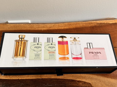 Prada Iris and Fleur D’Oranger 8 ml/ 0.27oz and Amber 7ml/0.2 Eau de Parfum