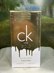 CALVIN KLEIN CK ONE GOLD 100ML EDT (NEW WITH BOX & COMPANY SEALED)