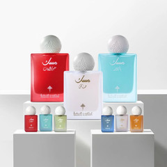 Ibrahim Al Qurashi IBRAQ Luxury Summer Musk Perfume Gift Set 9 Pieces 9.64 fl oz