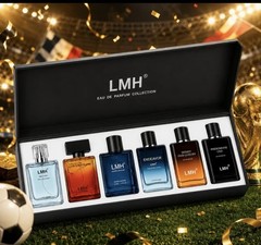 LMH Men’s Cologne Gift Set 6x50ml Eau de Parfum Long Lasting Fragrance New Box