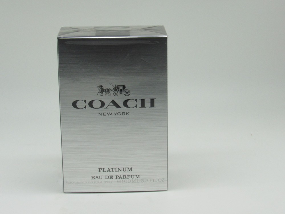 Coach Platinum Perfume For Men EDP Spray 3.3 oz New sealed box authentic