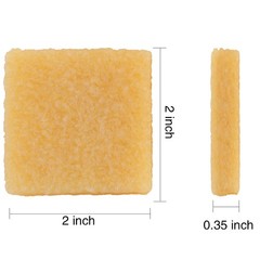 2pcs Glue and Residue Eraser Rubber Cement 2 Count (Pack of 1), Yellow