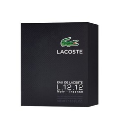 Lacoste L.12.12 Noir Pour Lui Eau de Toilette, 3.3 Fl Oz (Pack of 1)