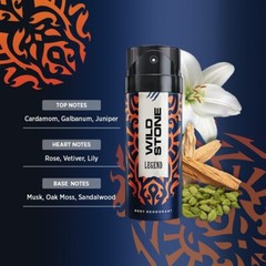 Wild Stone Legend Deodorant for Men 225ml x2 Pack | Long-Lasting Masculine Smell