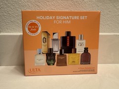 ULTA Men’s Cologne Holiday Gift Set 9pc Mini Sampler Burberry YSL Prada Armani