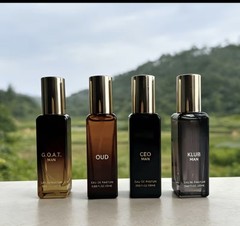 4PCS Mini Eau De Parfum Gift Set for Men & Women Long Lasting Travel Fragrance