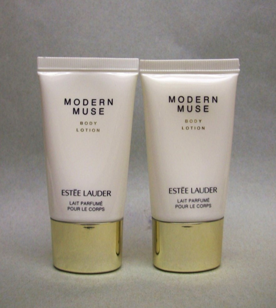 Estee Lauder MODERN MUSE perfumed Body Lotion 1 fl oz x 2 Foil-Sealed RARE!