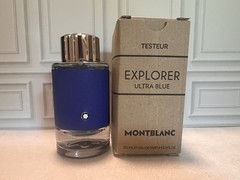 Montblanc Explorer Ultra Blue Eau De Parfum Tester 3.3 Oz (100 ML)- New With Box