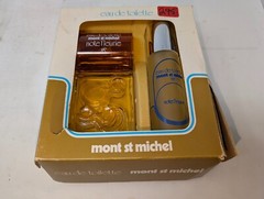 Vintage Mont St Michel Eau De Toilette Gift Set Note Fleurie After Shave & EDT
