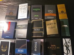 20 Pc Men’s Fragrance Sampler Set High End As Shown No Duplicates Free Ship