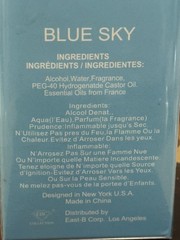 BLUE SKY MEN EAU DE COLOGNE TOILETTE PARFUM PERFUME 3.8 OZ BY EBC COLLECTION