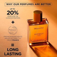 White Oud & Honey Oud Combo By Bella Vita 100ML X 2, Eau De Perfume Long Lasting