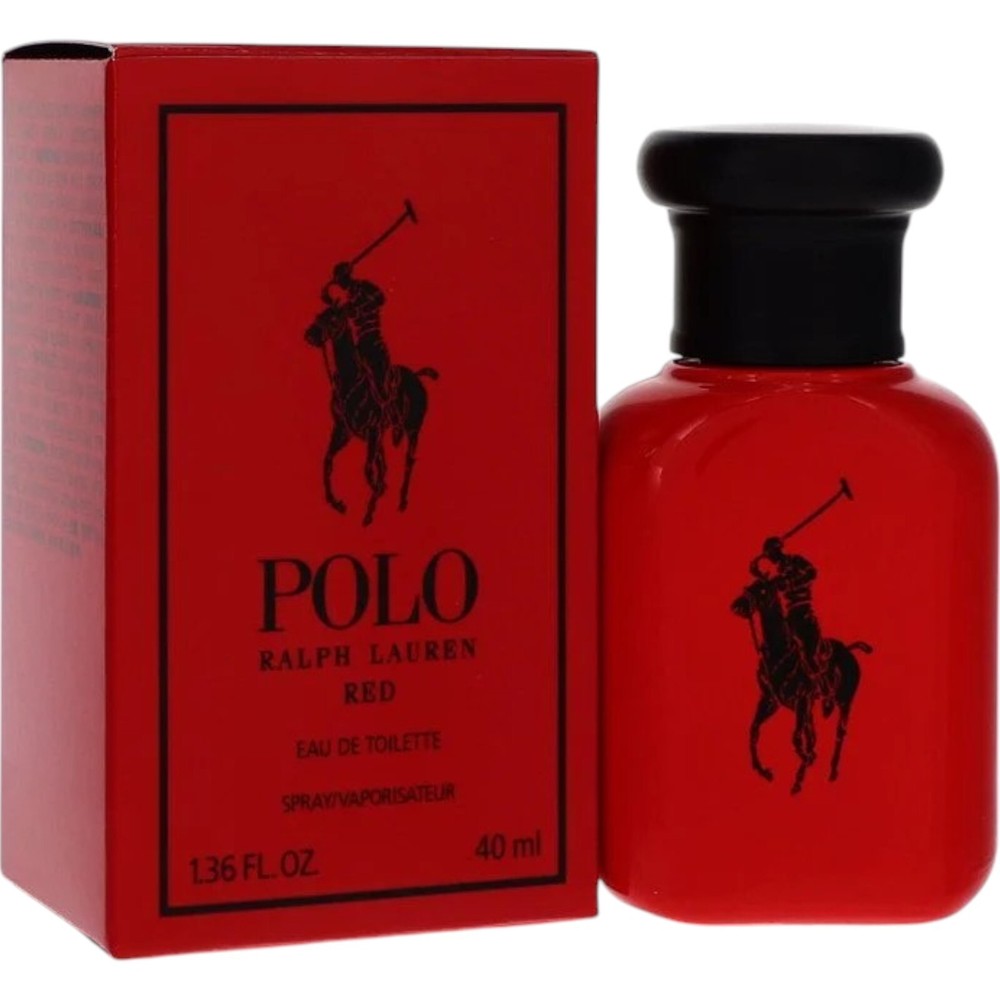 Polo Red By Ralph Lauren 1.36 oz (40 ml) EDT Spray Men Brand NEW In Box, Sealed