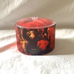 Vintage Faberge FLAMBEAU 10 Oz Perfume Powder Puff New