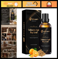 Tobacco & Bay Leaf Fragrance Oil 3.38oz – Scented Oil for Candles, Soap, Diffuse