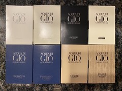 Giorgio Armani ~ Acqua Di Gio -New 1.2ml / 0.04 Fl. Oz. Carded Sample Spray Lot