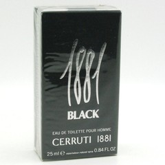 1881 Black by Nino Cerruti 0.84 fl oz – 25 ml Eau De Toilette Spray for Men