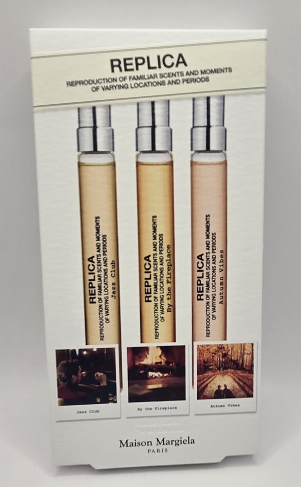 Maison Margiela Replica Warm & Spicy Travel EDT Trio Set. Limited Edition. NIB.