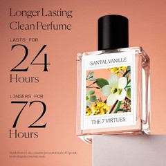 The 7 Virtues NIB Authentic Santal Vanille Eau de Parfum 2 Sizes are optional