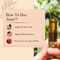 Heroot Aqua AQ Attar 6ml Long Lasting Fragrance Roll On Perfume Oil