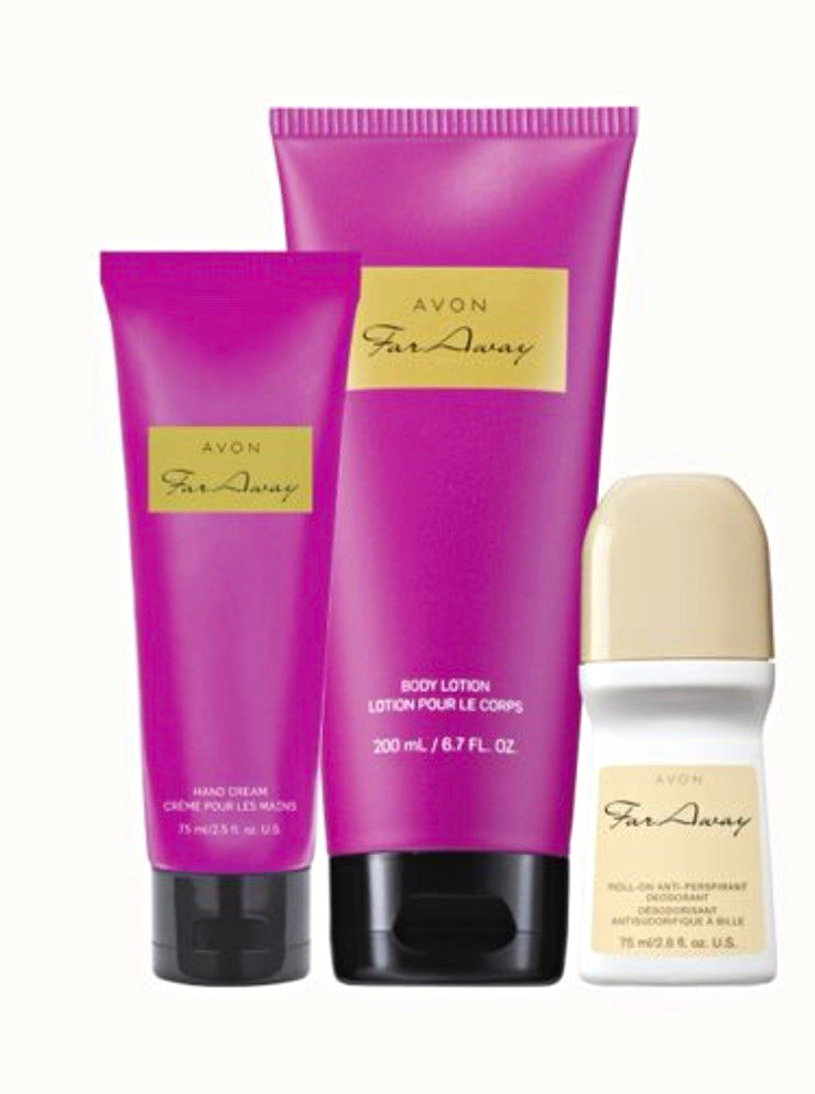 Avon Far Away 3-Piece Gift Set, Body Lotion 6.7 fl oz Regular Size