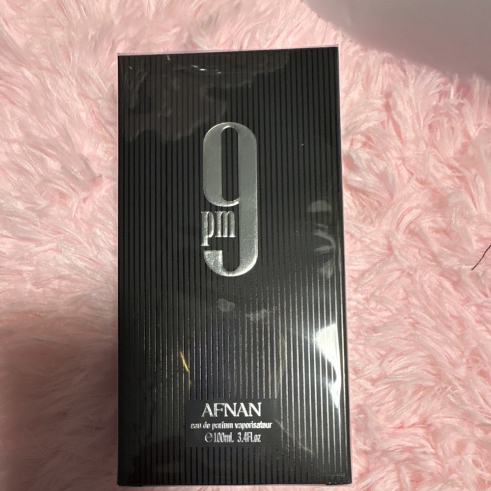 Afnan 9 PM Eau de Parfum Spray Fragrance, Regular Size, 3.4 fl oz (100 mL)