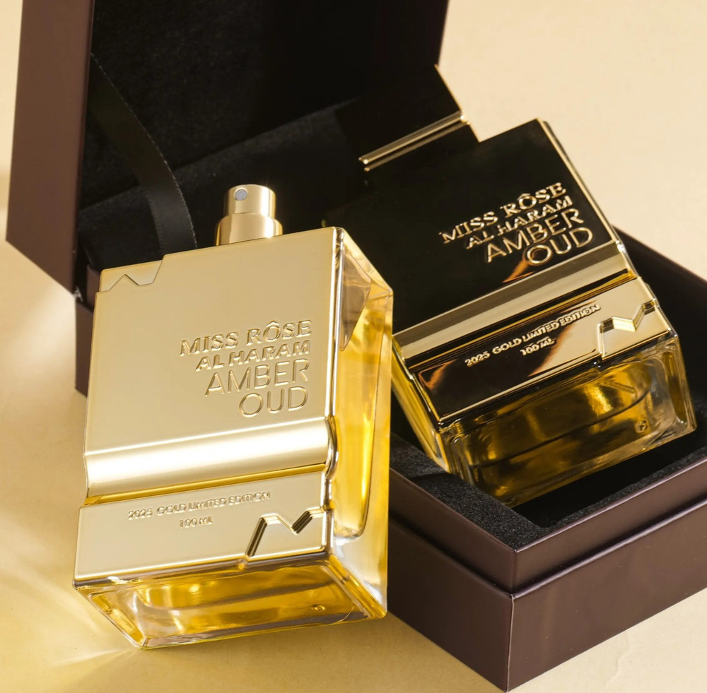 Miss Rose Al Haram Amber Oud Gold Edition Perfume for Unisex Long Lasting 100 ML