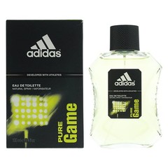 Adidas Adidas Pure Game Men Eau de Toilette Spray 3.4 Ounce/100 Milliliter