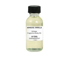 Sensual Vanilla (Unisex) Body Oil 1 oz Fragrance All Natural Scent