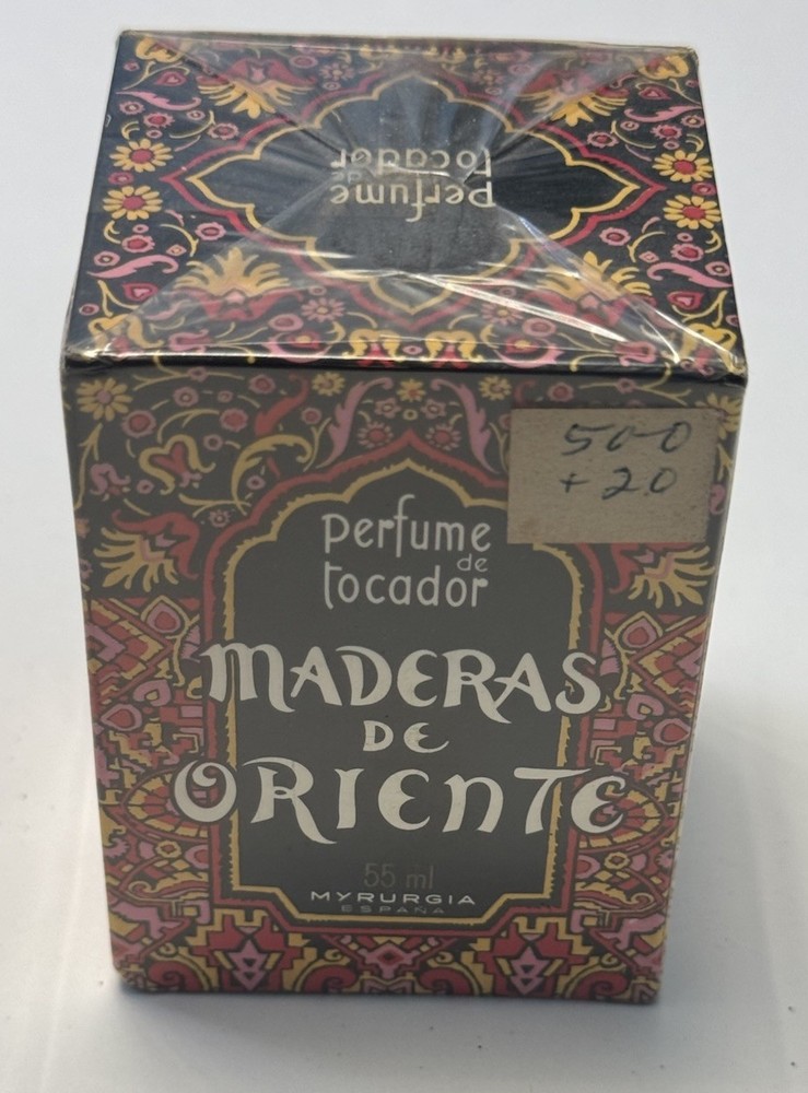 Vintage Maderas De Oriente by Myrurgia 55ml 1 3/4 Oz Perfume de tocador Spain