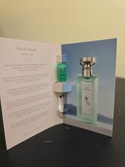 Bvlgari Eau Parfumee Au The Vert Eau de Cologne Sample Spray .05oz 1.5ml in card