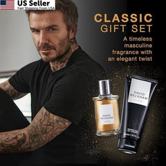 David Beckham Classic Giftset 1.6 fl oz EDT + 6.7 4.15 Fl Oz (Pack of 2)