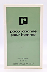 Paco Rabanne Pour Homme EDT 200ml / 6.7 oz Vintage 1996 Splash Bottle Finescents