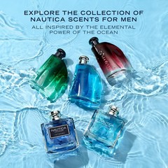 Nautica Voyage Eau De Toilette, Cologne and 3.4 Fl Oz (Pack of 1), Multi