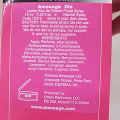 Amouage Purse Spray Eau De Toilette Gift Box 10 ml / .33 fl oz Natural Spray
