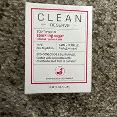 Clean Reserve Sparkling Sugar Eau De Parfum Rollerball Mini Size 3 ml / 0.1 oz
