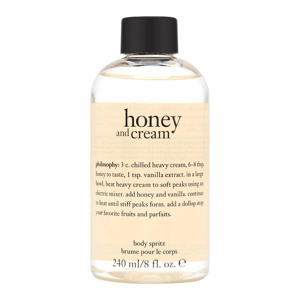 Philosophy Honey and Cream 8.0 oz Body Spritz (No Pump) Brand New