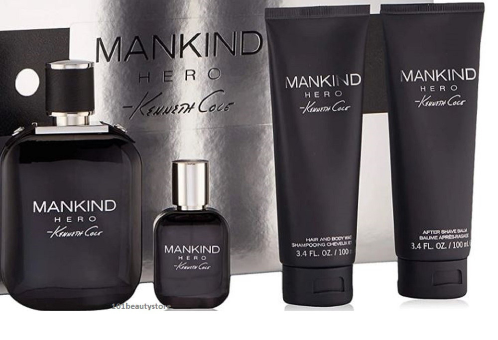 Kenneth Cole Men’s 4-Pc. Mankind Hero Gift Set VALUE: $129