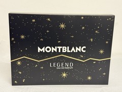 LEGEND by Montblanc | Men’s 4 Pcs Gift Set: 3.3+2×0.25 Eau de Parfum+3.3 S.Gel