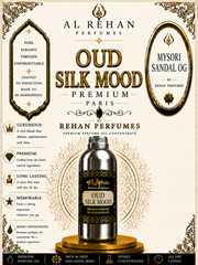 Al Rehan Perfumes Oud Silk Mood Premium Attar Perfume Oil Long Lasting Scent Oil