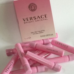 40 Versace Bright Crystal EDT Perfume 1ml Travel Sample Spray