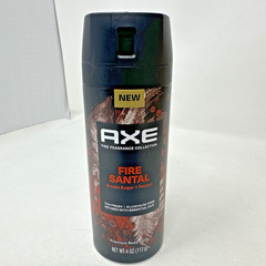 Axe Fire Santal Body Spray Brown Sugar & Pepper 72H Fresh Aluminum Free Retired