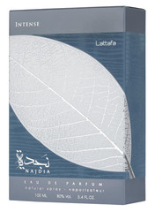 Lattafa Najdia Intense Fresh, Marine, Woody Spray for Men 3.4 Ounce