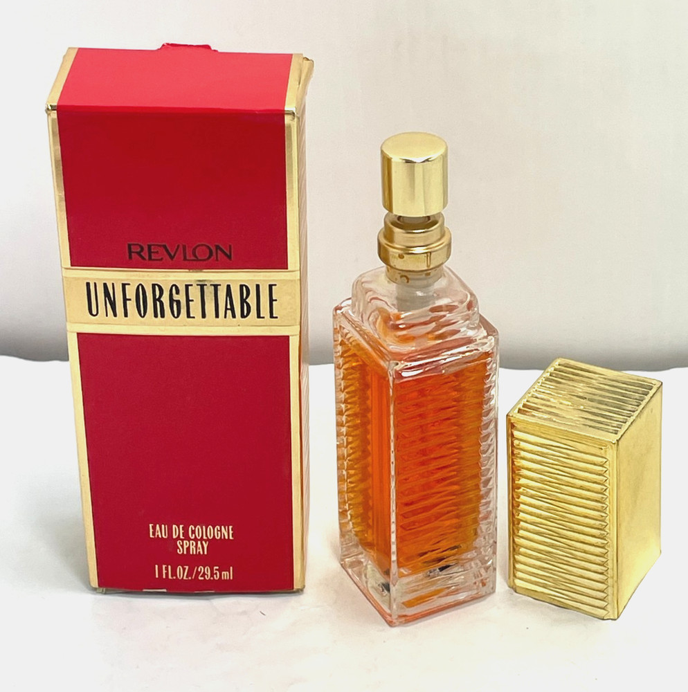New UNFORGETTABLE Eau De Cologne Spray by Revlon 1 fl oz – VINTAGE, RARE**