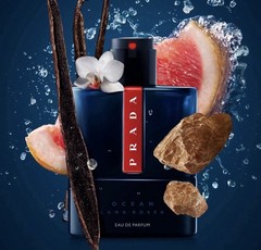 Brand new, authentic Prada Luna Rossa Ocean Eau de Parfum in the 1.6 oz