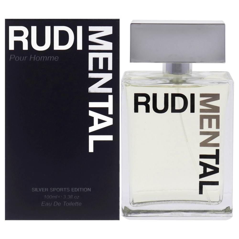 Rudimental Silver Sports Edition by Rudimental for Men – 3.3 oz EDT Spray