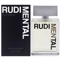 Rudimental Silver Sports Edition by Rudimental for Men – 3.3 oz EDT Spray