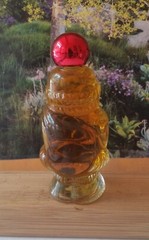 Topaze cologne, Avon. Jolly Santa splash perfume bottle full 1 fl oz