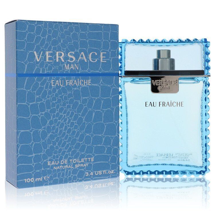 Versace Man Cologne By Versace Eau Fraiche EDT Spray Blue 3.4oz/100ml For Men